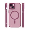 Mag Matt case for iPhone 14 6,1" maroon camera protection