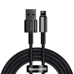 Baseus-kaapeli Volframi USB - Lightning 2,0m 2,4A musta