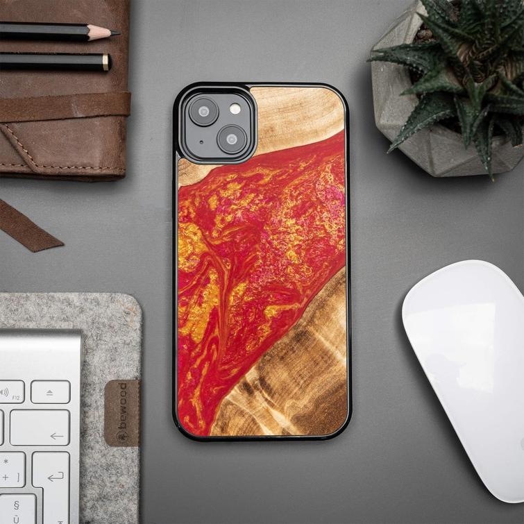 Bewoodin ainutlaatuinen suojakuori iPhone 15 Plus 6,7":lle Neons Paris