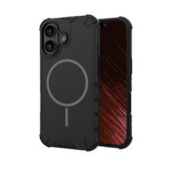 Defender 2in1 Mag -suojakuori iPhone 16 6,1":lle, musta