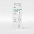 Forever kierrätyskaapeli 3w1 1,5m 2,4A USB-A -USB-C+ microUSB + Lightning KR3W1-00 valkoinen