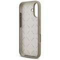 Guess Silicone Big 4G Script case for iPhone 17 brown