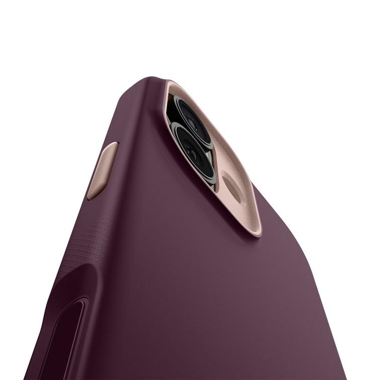 Spigen Nano Pop Mag Magsafe suojakuori iPhone 17 Burgundy Beanille