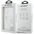 Karl Lagerfeld case IML KC Script MagSafe for Samsung Galaxy S26 Plus transparent