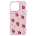 Strawberry case for iPhone 16 Pro 6,3" pink