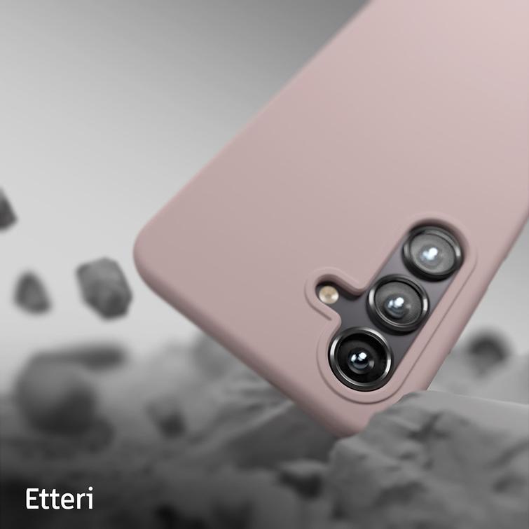 Etteri silikonikotelo Samsung Galaxy A17 5G vaaleanpunaiselle