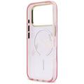 Karl Lagerfeld kotelo iPhone 17 Pro Max 6,9" IML Choupettes Karl Script Logo MagSafe vaaleanpunainen