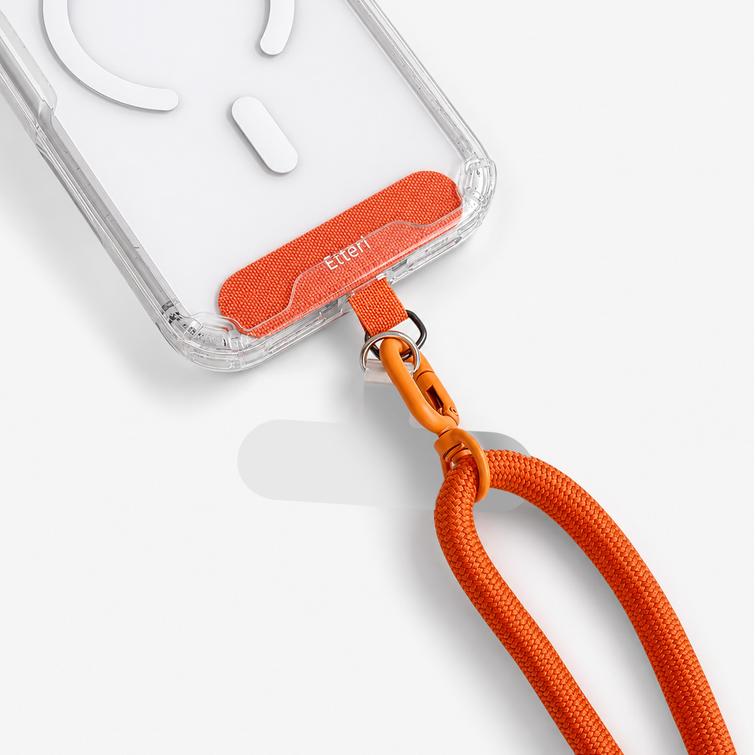 Etteri universal neck lanyard for phones orange