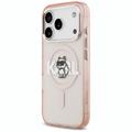 Karl Lagerfeld suojakuori iPhone 17 Pro 6,3" IML Choupette Sketch Logo MagSafe vaaleanpunainen