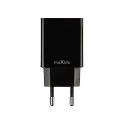 Maxlife MXTC-11 laturi 1x USB-A 2,1A musta
