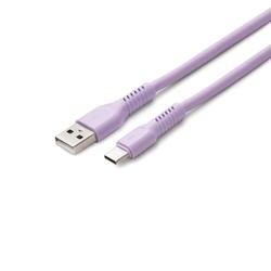 COLORUM-kaapeli USB-A - USB-C 1,8m 3A CK60-AC-09 xLavenda