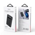yesido Powerbank YP33 5 000 mAh LED,  2xUSB-A + USB-C BLACK