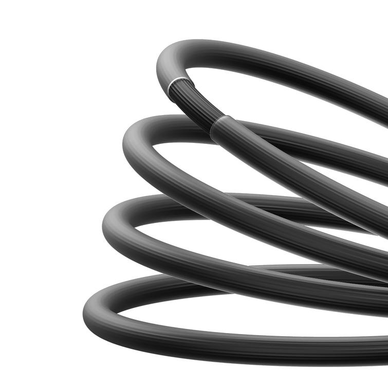 Baseus CoolPlay USB-C - Lightning-kaapeli 1m 20W musta