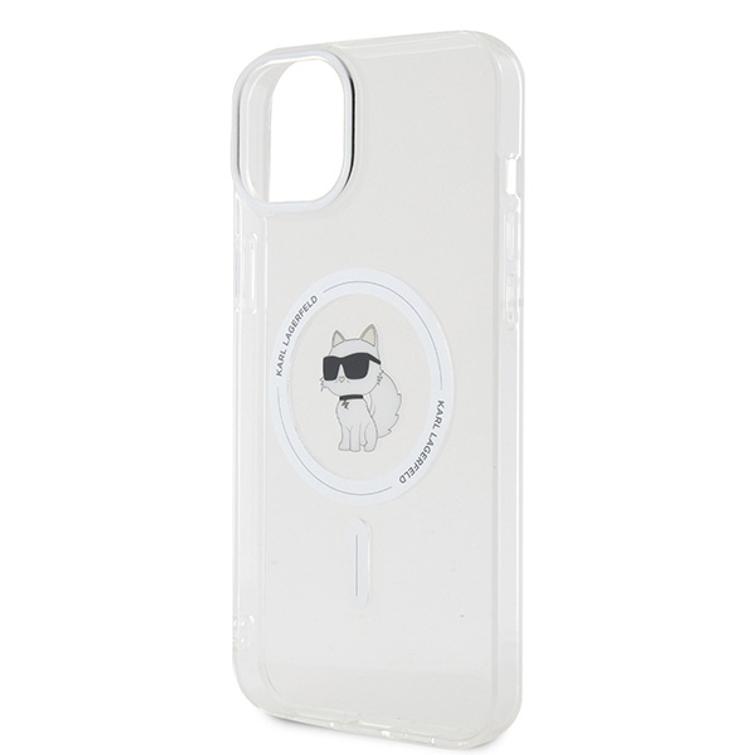 Karl Lagerfeld case for iPhone 15 Plus 6,7" KLHMP15MHFCCNOT transparent HC Magsafe IML C