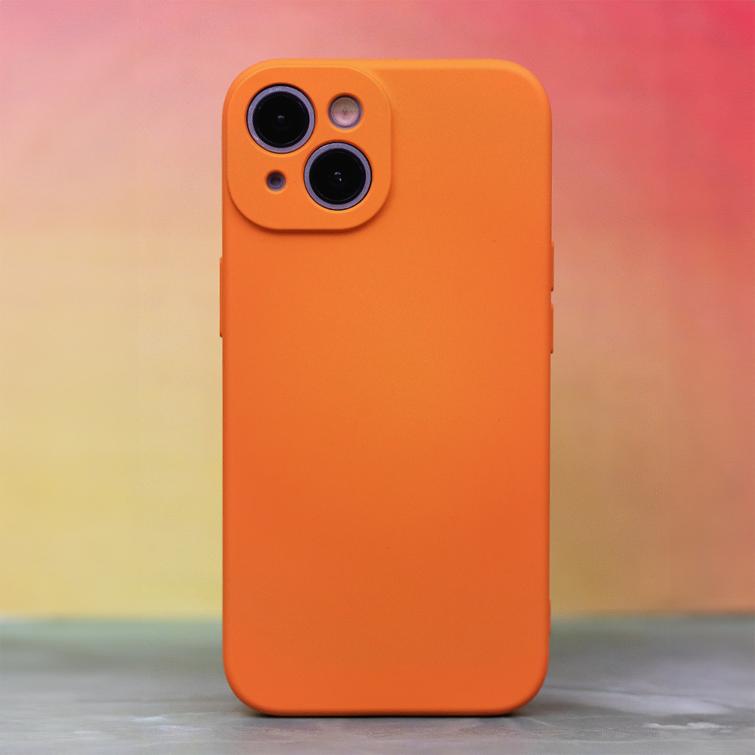 Xiaomi Redmi 13c 5G:n silikonikuori, oranssi