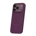 Silicone Thin Mag case for iPhone 17 Pro Max 6,9" / iPhone 18 Pro Max 6,9" dark cherry