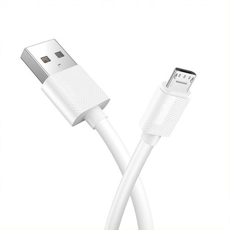 WALL CHARGER T-PHOX MINI-EU MICRO USB WHITE 1.2M 2.4A