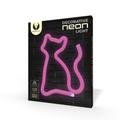 Neon LED-valo CAT pinkki Lepakko + USB FLNE04 Forever Light