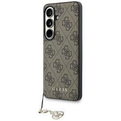 Guess case 4G Classic Logo Charm MagSafe for Samsung Galaxy S26 brown