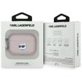 Karl Lagerfeld Monogram Choupette Head case for AirPods Pro 3 pink