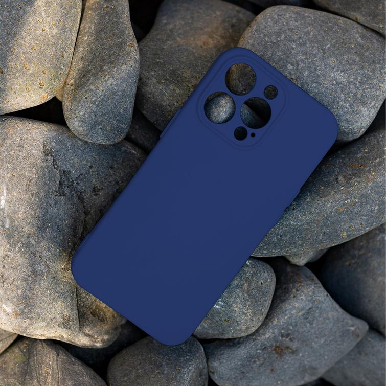 Silikonikuori iPhone 17 Pro 6,3":lle, sininen, Atlantin värinen
