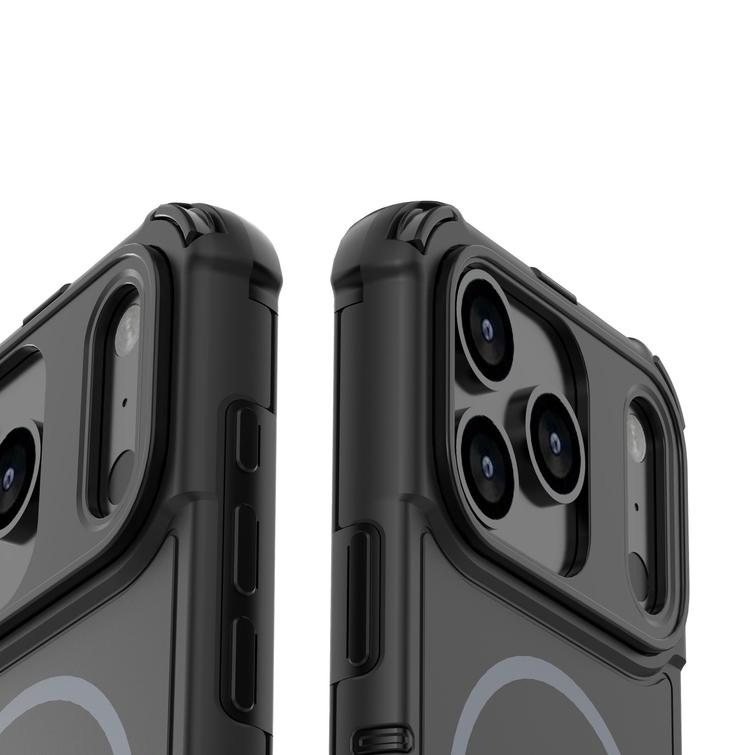 Defender 2in1 Mag -suojakuori iPhone 17 Pro Maxille 6,9" musta
