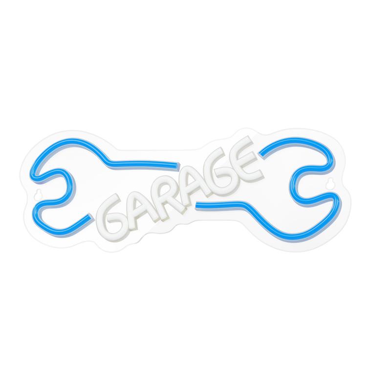 Neon PLEXI LED AUTOTALLI sinivalkoinen NNE22 Neolia