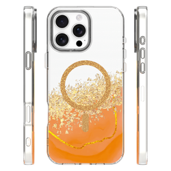 Epoxy Mag case for iPhone 16 Pro 6,3" orange