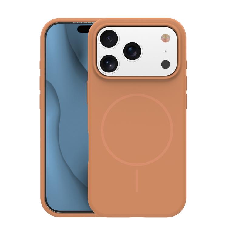 Silikoni ohut Mag karamelli kuori iPhone 17 Pro Max / 18 Pro Max 6,9" -mallille