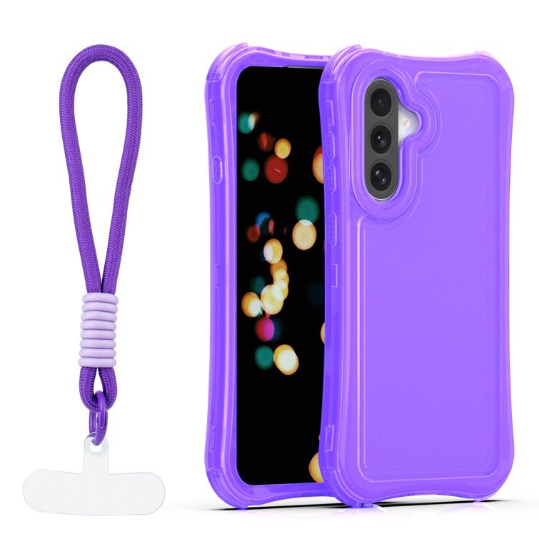 Safepop case with strap for Samsung Galaxy A36 5G / A56 5G / A37 5G purple