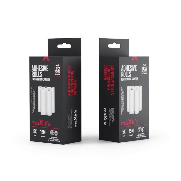 Maxlife-liimarullasetti tulostuskameralle