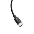 Baseus Yiven USB - microUSB -kaapeli 1,5 m 2A musta
