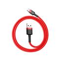 Baseus-kaapeli Cafule USB - USB-C 0,5 m 3A punainen