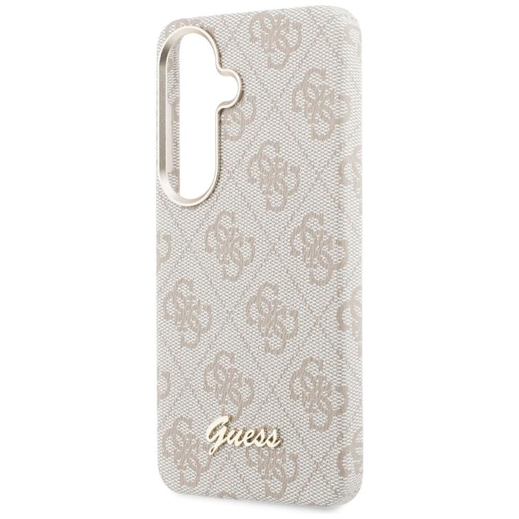Guess case 4G Script MagSafe for Samsung Galaxy S26 pink