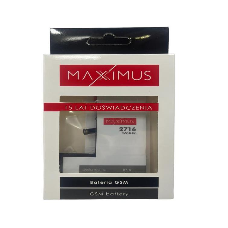 BATTERY MAXXIMUS IPHONE X 2716mAh