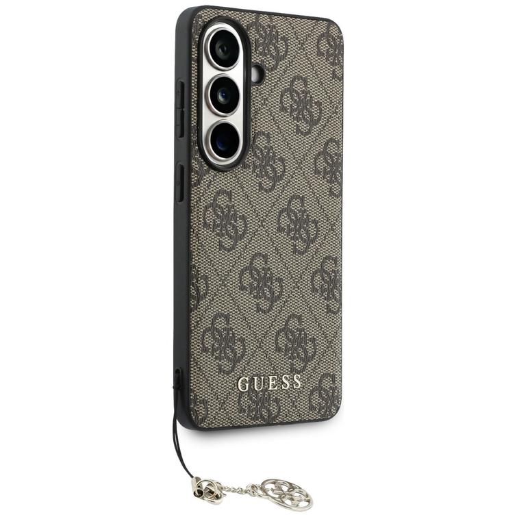 Guess case 4G Classic Logo Charm MagSafe for Samsung Galaxy S26 brown