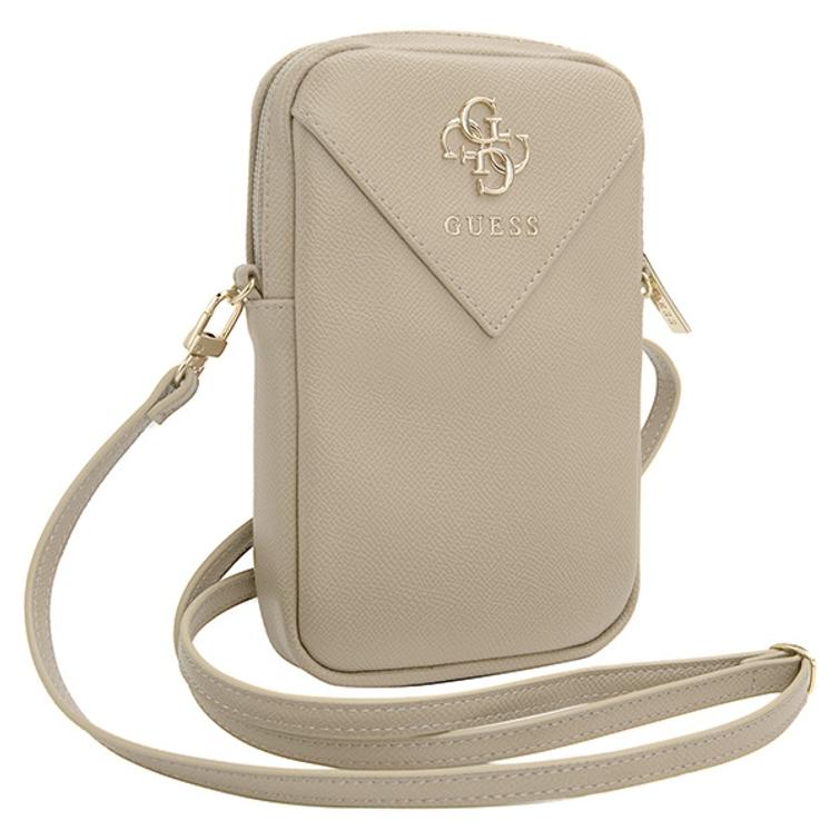 Guess laukku Zip Triangle 4G beige