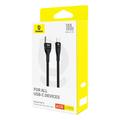 Baseus Flash 2 -latauskaapeli USB-C-kaapeliin 100W 1m, musta