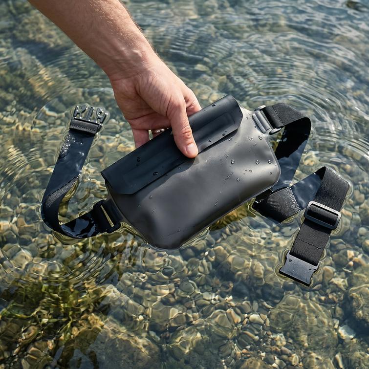 Universal Waterproof Pouch 7 Inch Black
