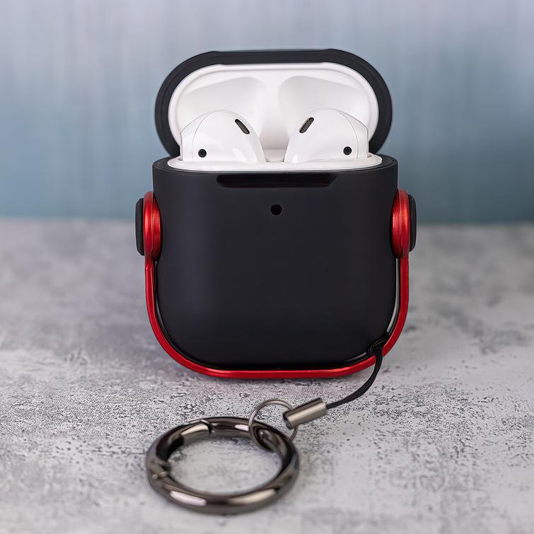 Kotelo Airpodeille / Airpods 2 -kuulokkeille, punainen