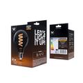 LED-lamppu filamentti E27 G95 4W 230V 2000K 250lm SF savunharmaa Forever Light