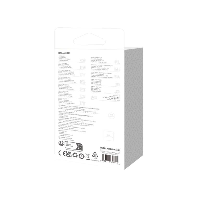 Baseus CoolPlay USB-C - Lightning-kaapeli 1m 20W musta