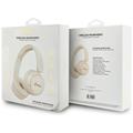 Guess langattomat kuulokkeet BT HEADPHONES SCRIPT METAL LOGO beige
