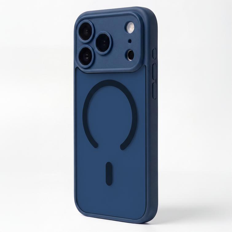 Mag Matt case for iPhone 16 Pro Max 6,9" dark blue camera protection