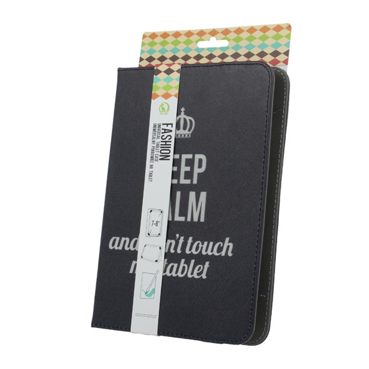 Yleisk&auml;ytt&ouml;inen Keep Calm -suojakotelo tabletille 9&ndash;11 tuumaa (P 27 x L 20 cm)