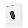 Proove Tiny Power Pro PD car charger USB-C + USB-A 65W black