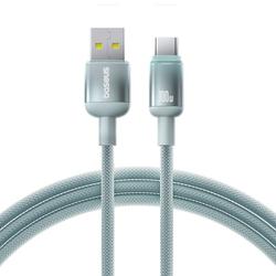 Baseus-kaapeli Discolor USB - USB-C 100W 1m Sinivihre&auml;